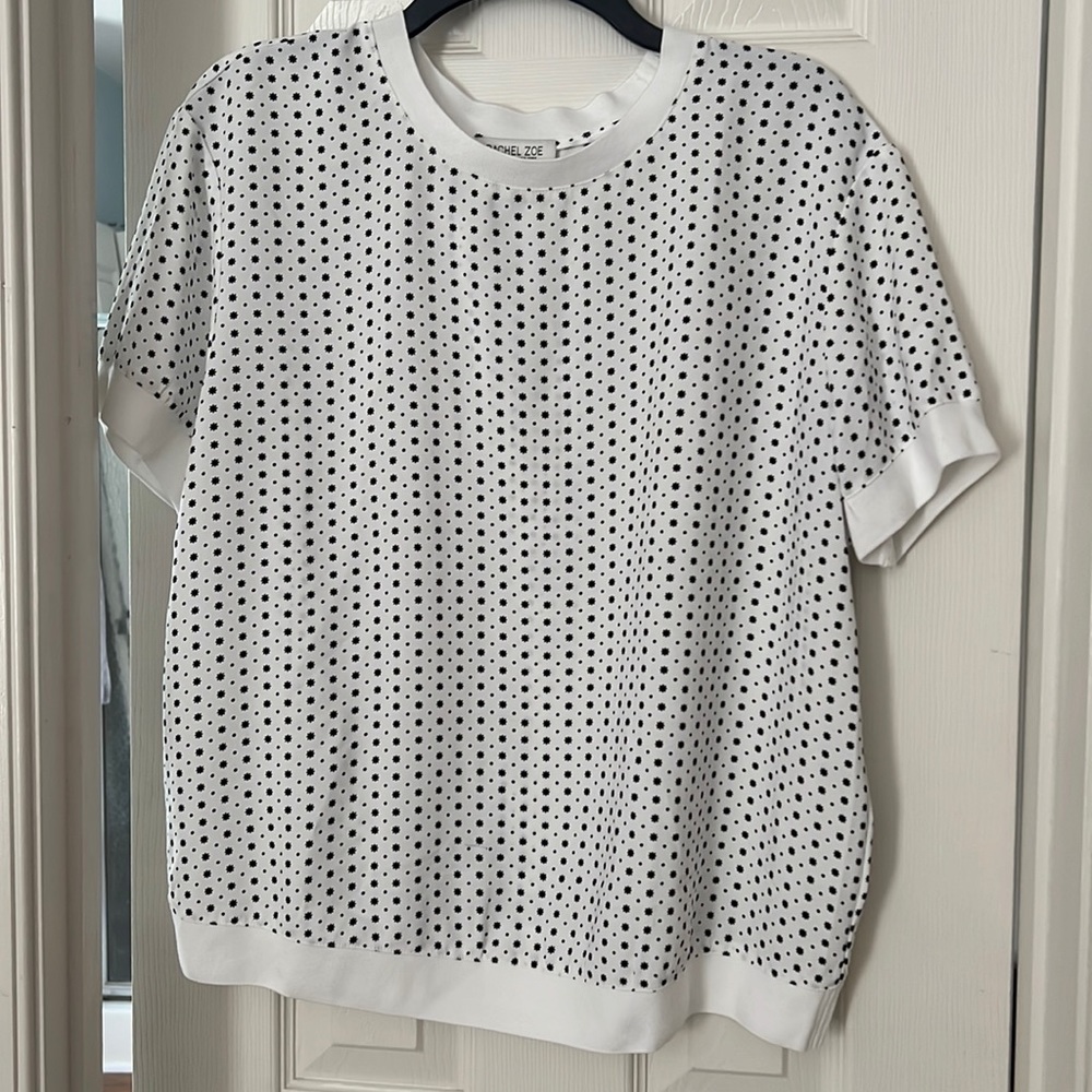 Black white top